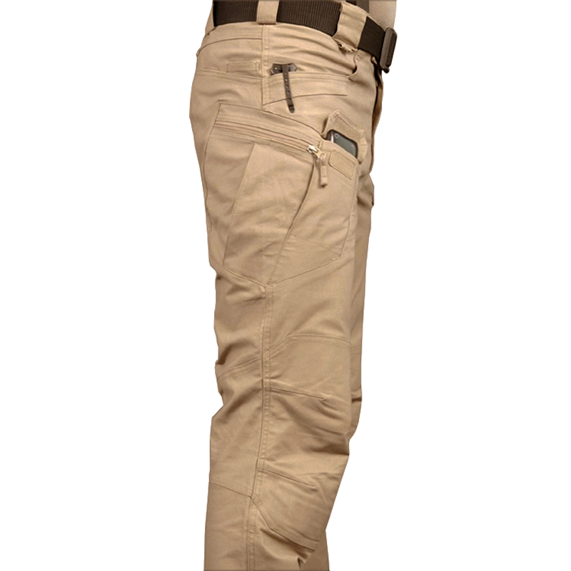 Spring Autumn Ruling Officer IX7 Tactical Long Pants Men's Body Pants Outdoor Work Fit Pants Straight Barrel Multi-Pocket Pants Waterproof