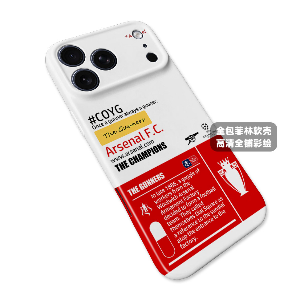Arsenal Football Club Stadium Design 21 iPhone Case