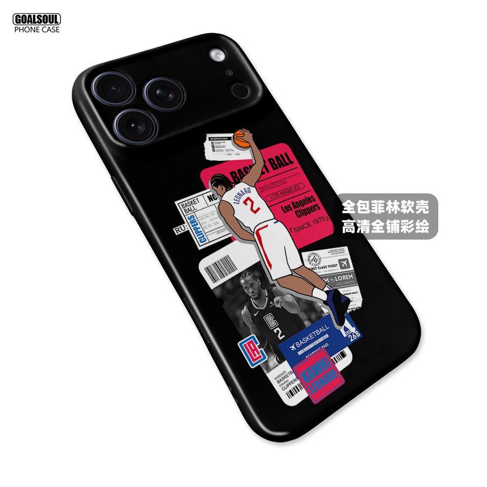 Kawhi Leonard Los Angeles Clippers 16 iPhone Case