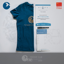 (One Dive) Club Customized Lycra Cotton T-Shirt AIDA 3-Star SSI L2 Student Set