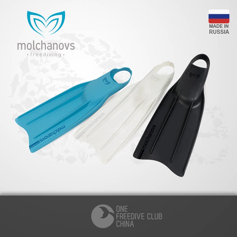 (Russia) Molchanovs Matcha Freediving Double Fins Core Series Silicone Double Fins First Release