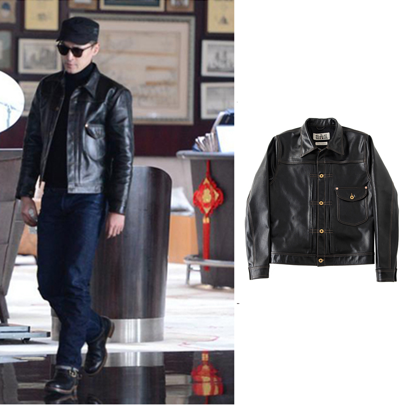 HDK(Haijue)horse hide tea core horse leather jacket forever classic 506XX TYPE1 Hu Ge style FC