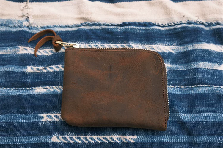 HDK (Haijue) Horween 3-е поколение портативный кошелек, карточные сумки, ретро удача монета пропуск