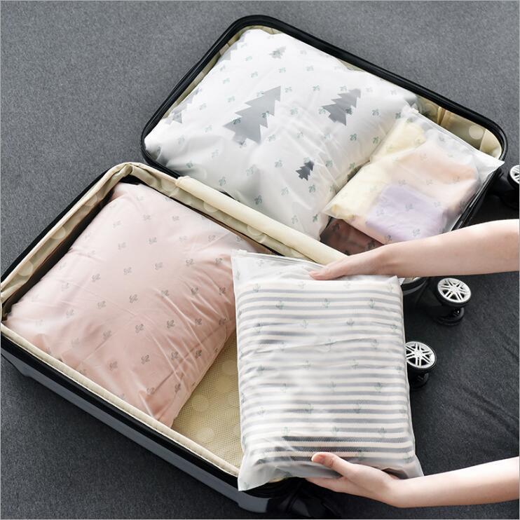 Travel portable clothing collection bag Thickened Waterproof Sealed Plastic Bag Travel Suitcase Split Luggage Sorting Bag