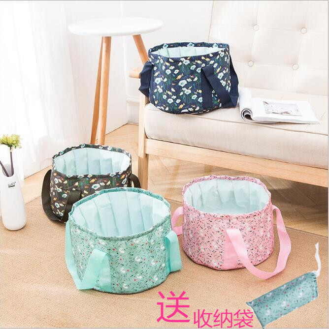 Portable folding water basin travel bubble foot bag Large number of washbasin washbasin small number of tourist wash-footed bucket