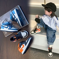 Air jordan, детская спортивная обувь, баскетбольная обувь для мальчиков, кроссовки, осенняя, тренд сезона, подходит для подростков, из натуральной кожи