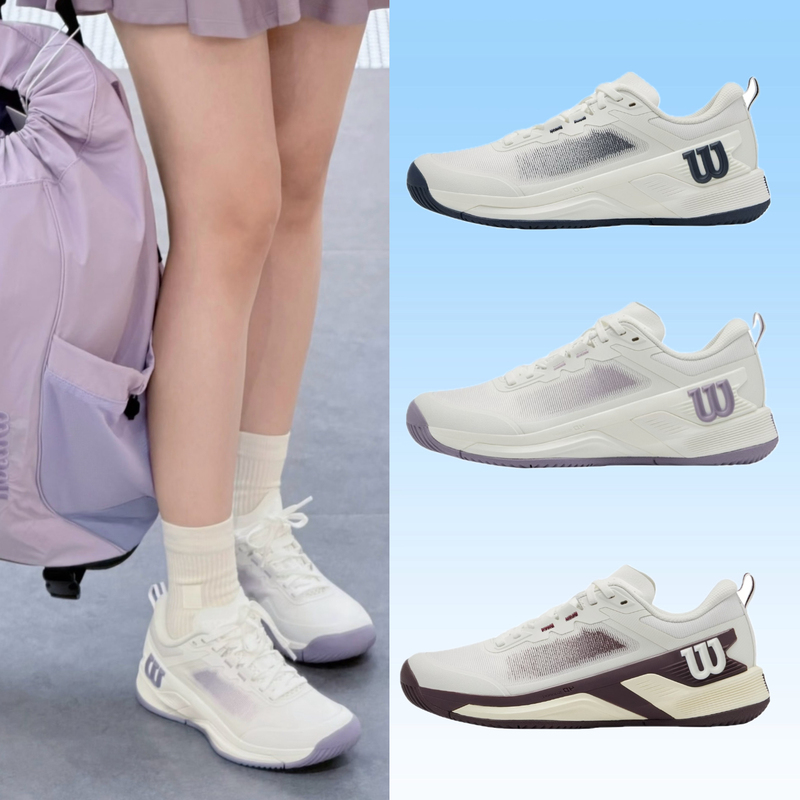 Wilson Fluix Go Series Breathable and Wear-Resistant Low-Top Tennis Shoes for Women