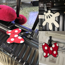 Suitcase Listed Boarding Pass Tag Checked Suitcase Luggage Card Cartoon Creativity Label Pendant Anti-Loss Tie