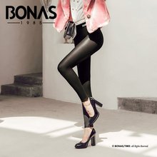 39.5元包邮  宝娜斯 PK01 女士加绒皮裤