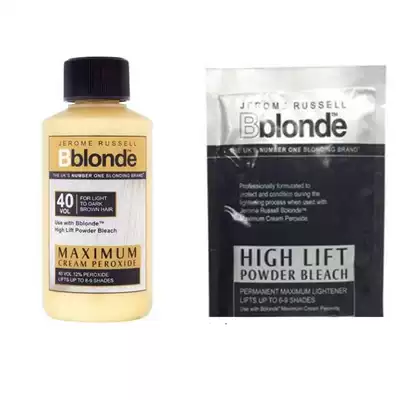 Spot British JEROME RUSSELL hair bleaching color bleaching bleaching agent oxidizer