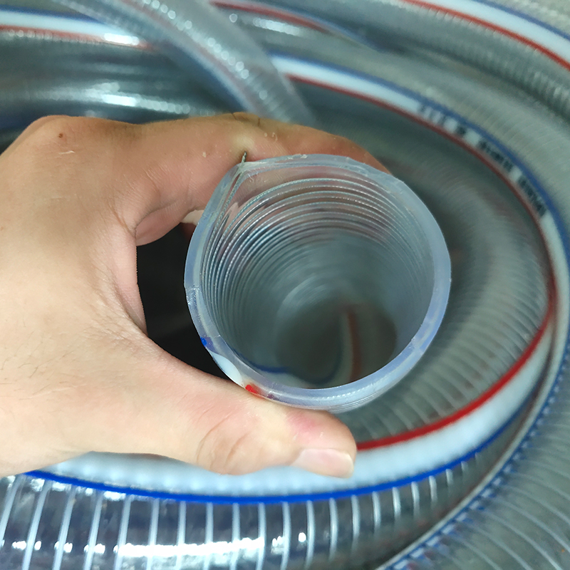 Odorless PVC transparent steel wire pipe Tubing High temperature water pipe