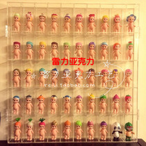 Sonny Angel display rack Cupi Angel doll storage cabinet Acrylic doll box Jasmine lattice storage