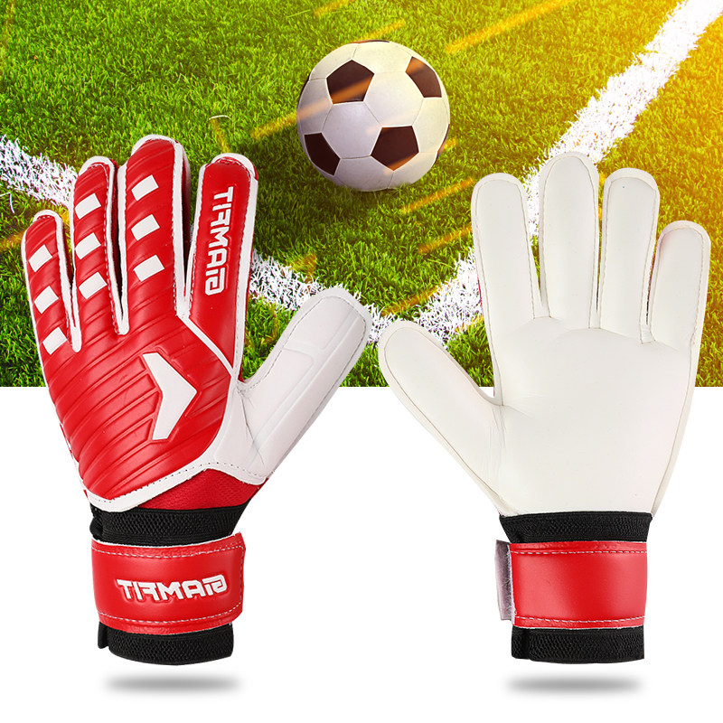 Football Goalkeeper Gloves Children Elementary School Students Competition Training Professional Latex Wear-wear goalkeeper gloves with finger guard