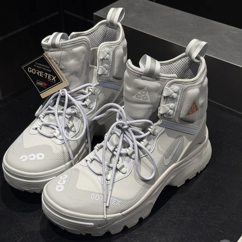 Nike Air Zoom Gaia Dome Acg Gore-Tex High-Top Outdoor Shoes Gray Dd2858-002