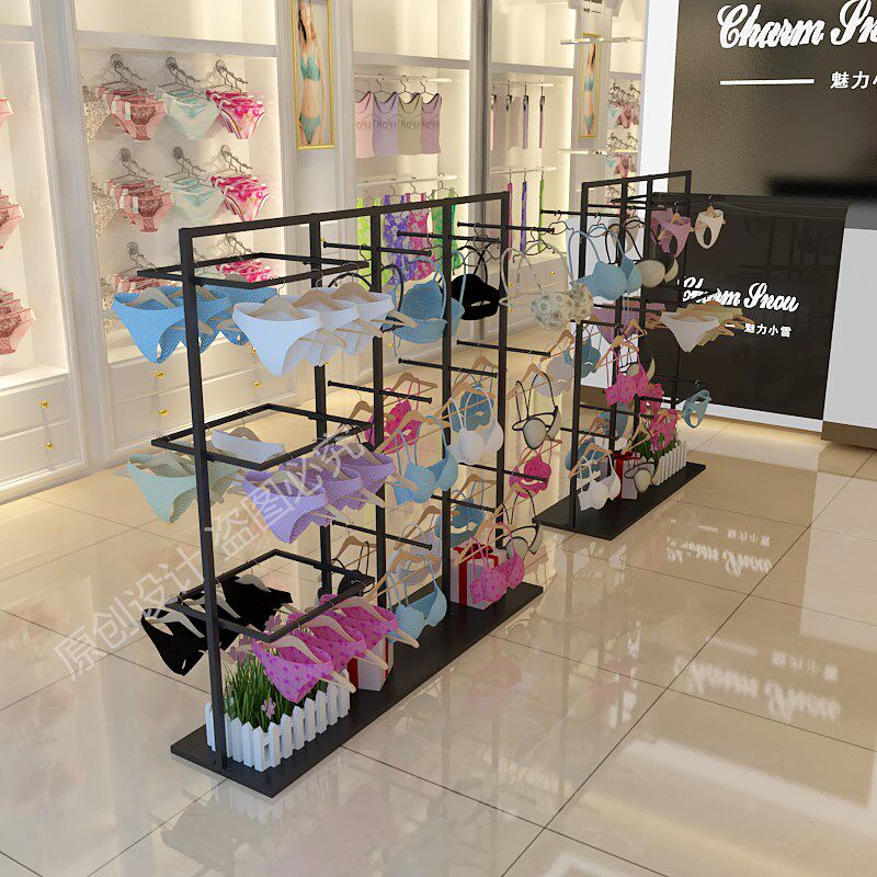 Underwear panties floor display rack multifunctional display rack clothing store hanging bra shorts pajamas shelf cabinet