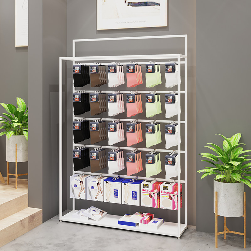 Socks shelf display rack panties stockings boxed display rack store landing Nakajima rack multifunctional jewelry shelf