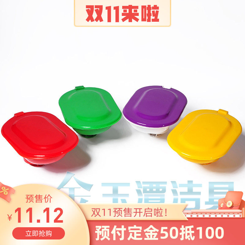 Factory direct selling portable color decoration temporary use squatting plastic squatting toilet disposable small toilet