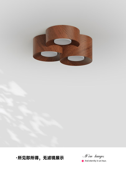 Подвесной светильник в ретро-стиле цвета орех, светильник для прихожей, светильник для входной зоны, винтажный двухрожковый потолочный светильник для балкона.