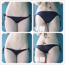 (Old customer customizable) swimwear lace semi-hip full hip pants race high girl triangle pants clairvoyant or opaque