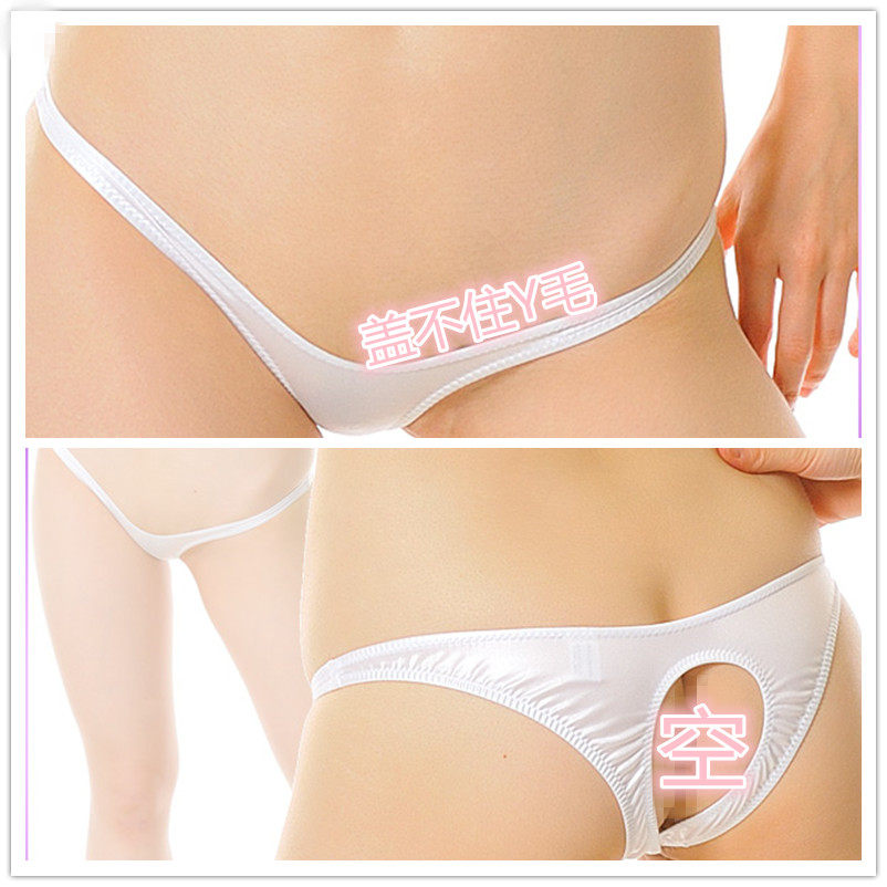 The old customer can customize close-knit low waist hollowed-out elastic race high girl triangular underpants minima meat inner lap pants