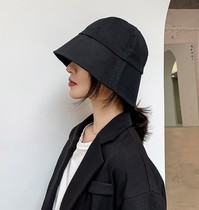 Day Department Devil Hat Children ins Port Wind light Core suede black bell Type fisherman hat autumn winter retro net red bucket hat