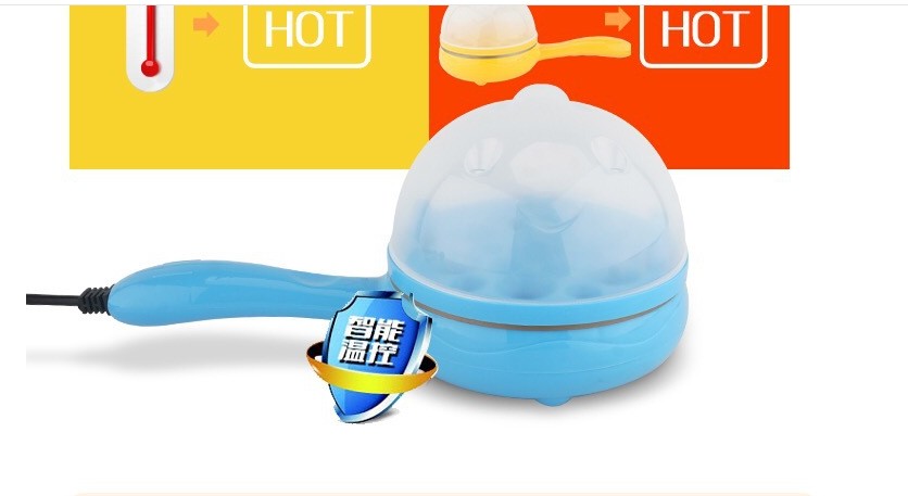 nồi hấp 2 tầng Đa năng hộ gia đình omelet artifact mini hấp trứng ký túc xá nồi trứng cắm vào chảo rán máy ăn sáng tự động tắt nguồn - Nồi trứng nồi hấp 3 tầng