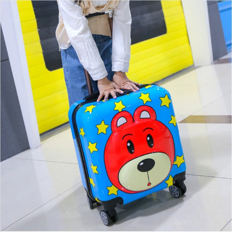 Children's suitcase boys and girls can sit on student trolley suitcase