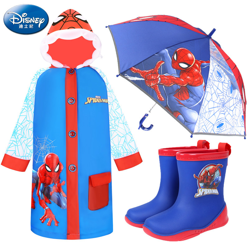 spiderman rain coat
