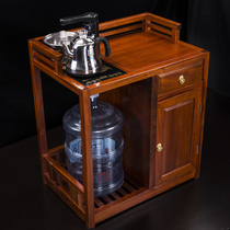 Congo Rosewood tea cabinet Multi-functional solid wood tea table side cabinet Electric tea stove bracket tea cart tea table