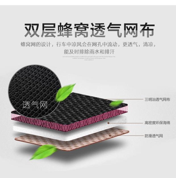 125 bàn đạp xe máy Fuxi WISP ghế xe điện pin ắc quy xe ghế cách nhiệt bọc ghế chống nắng đệm lưới - Đệm xe máy yên xe cub 50