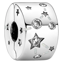 618] Pandora Pandora Galaxy Constellation Silicone-free Fixing Clip Sparkling DIY Beads Fashionable and Simple