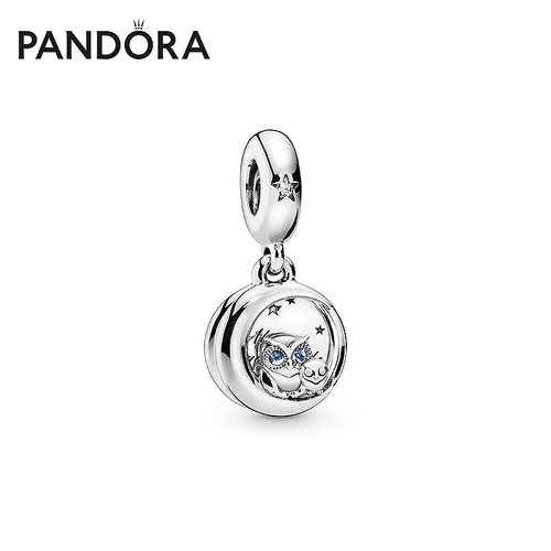 Pandora Pandora с вами левая и правая приостановка совы 798398NBCB Романтический подарок на День святого Валентина