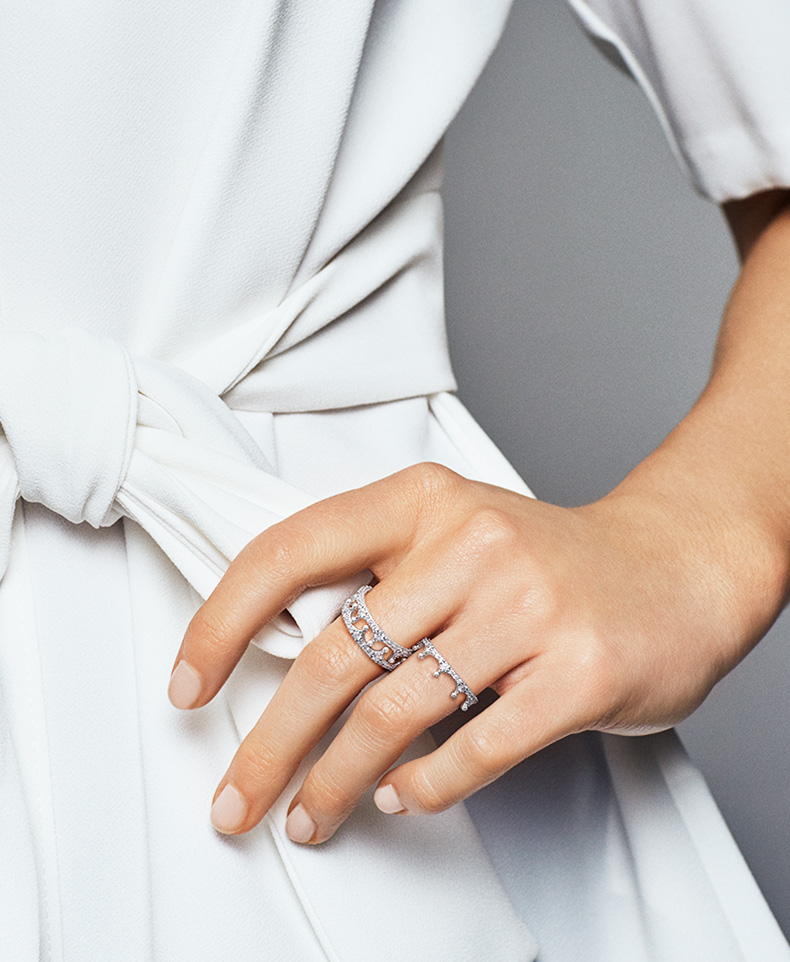 20点开始 Pandora 潘多拉 925银皇冠戒指 197087CZ 双重优惠折后￥274包邮