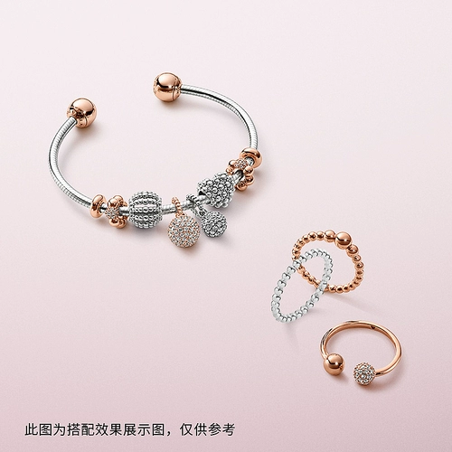 Pandora, кольцо, серебро 925 пробы, простой и элегантный дизайн, подарок на день рождения