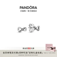 Pandora, блестящие классические универсальные серьги