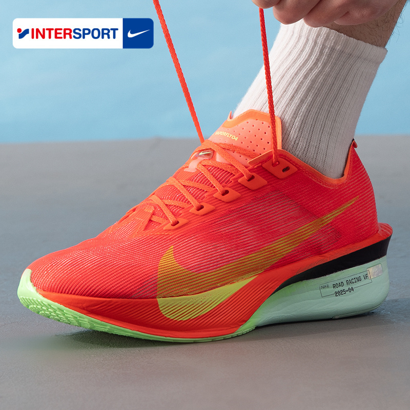 Nike Men's Shoes 2026 Summer New Sports Shoes Vaporfly 4 Marathon Carbon Plate Racing Running Shoes