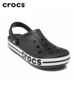Crocs, дышащая пляжная обувь, дорожные босоножки, спортивные тапочки, для влюбленных, закрытый носок