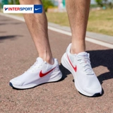 Nike, дышащие белые беговые кроссовки