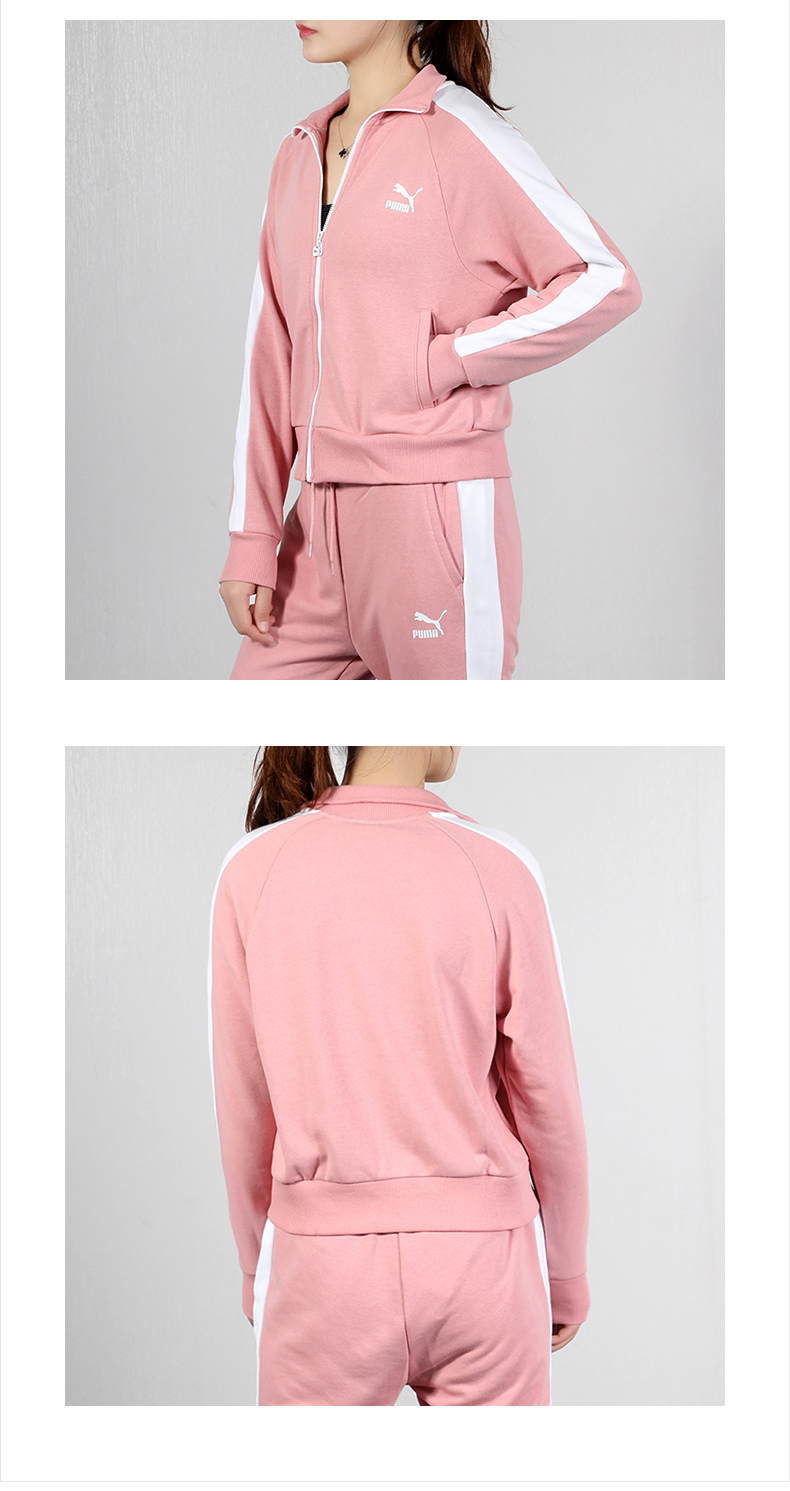 Puma áo khoác nữ mùa thu Li là cùng một đoạn kinh doanh đồ thể thao Hàn Quốc áo thun rời T7 nữ 595938 - Áo khoác thể thao / áo khoác áo khoác lông adidas