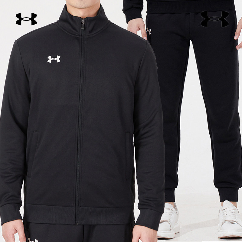 UA Anderma Official Web Sports Suit 2022 Summer New Fitness Clothing Black Running Long Pants Casual Men's Clothing