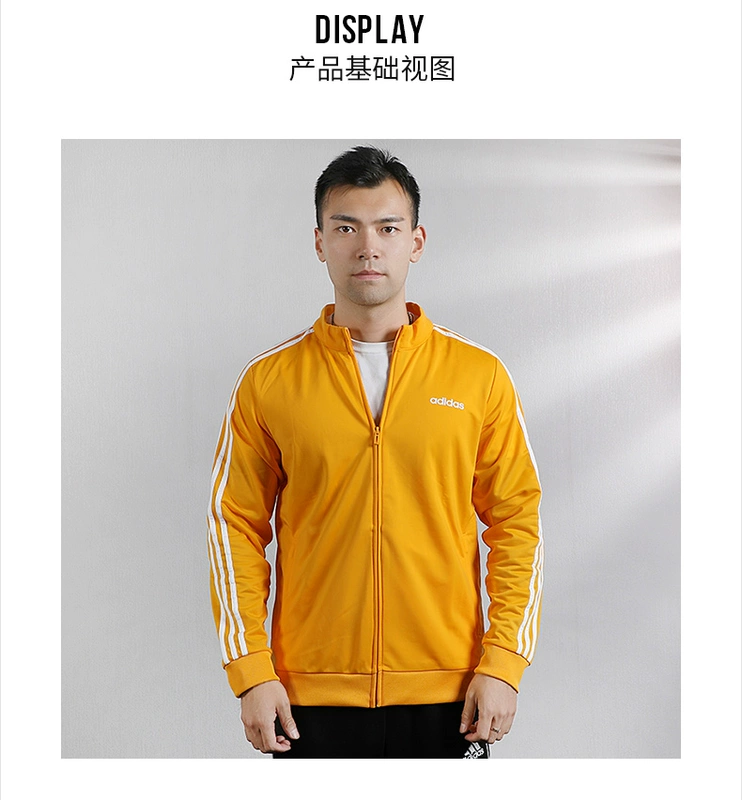 Áo khoác nam Adidas mùa thu 2019 mùa thu mới thể thao đồng phục bóng chày đứng giản dị cổ áo khoác thủy triều EI4892 - Áo khoác thể thao / áo khoác