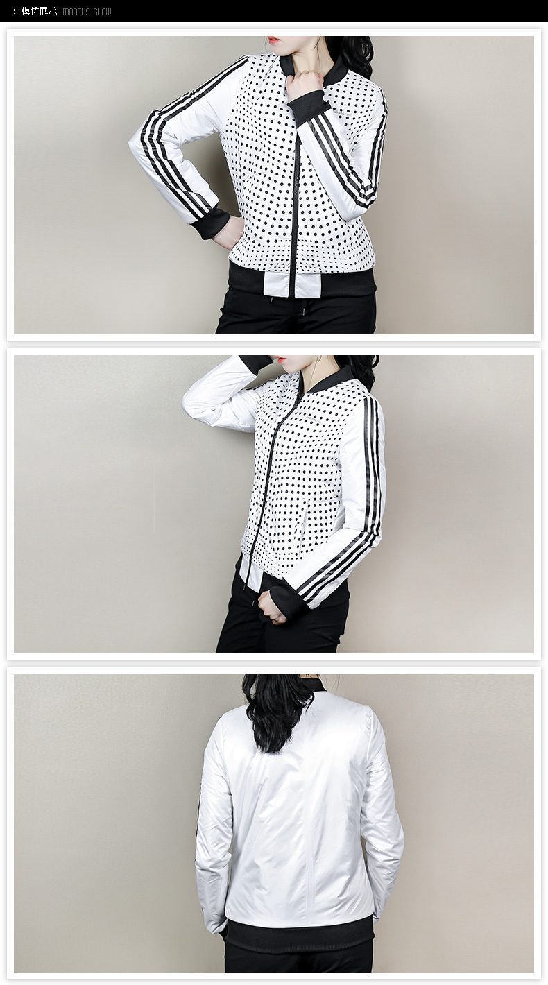 Adidas Adidas cotton quần áo nữ 2018 mới áo trùm đầu thể thao áo khoác giản dị áo khoác cotton CZ4366 áo phao nam lông vũ