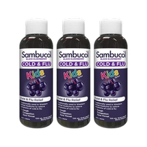 Australian Sambucol small black fruit black elderberry childrens VC vitamin C zinc supplement syrup 120ml