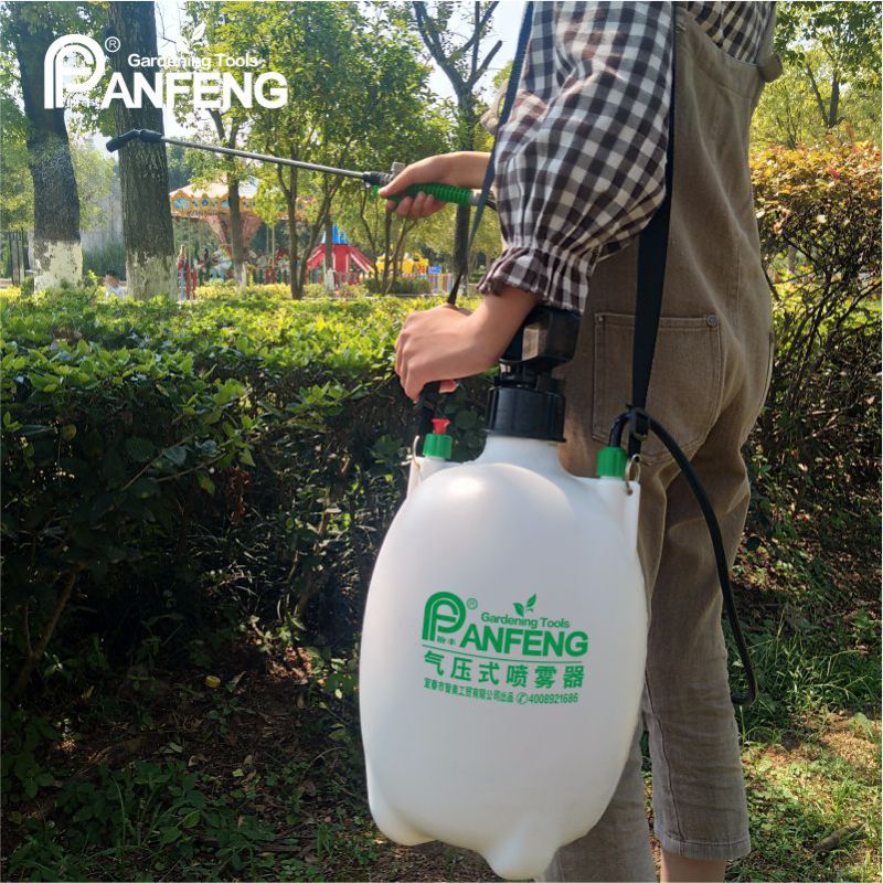 5L Watering Spray Pot Manual Air Pressure Agricultural Sprayer High-pressure Spray Pot Horticultural Pesticide Sprinkler Water Spray Kettle Car Wash