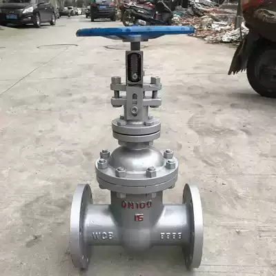 Manufacturers produce Z45H-16C cast steel manual dark rod flange gate valve fire with scale dark rod gate valve