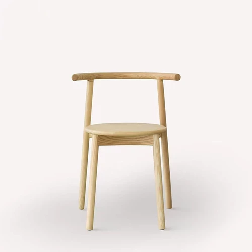 Современный стульчик для кормления из натурального дерева для домашнего использования для отдыха, скандинавский стиль