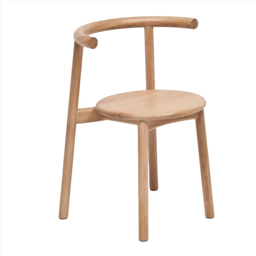 Современный стульчик для кормления из натурального дерева для домашнего использования для отдыха, скандинавский стиль