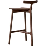 Простой твердый деревянный стул Современный Домохозяйство Высокое кресло сетка Red Hotel Front Designer Nordic Designer Bar Bar Bar Стул