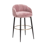 Столковое деревянное кресло Американское кожаное кресло современное минималистское переднее кресло высокие батончики и стулья