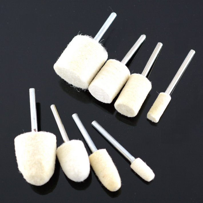 Wave shield wool grinding head Wool polishing wheel Wool grinding rod Wool grinding needle Wool polishing head